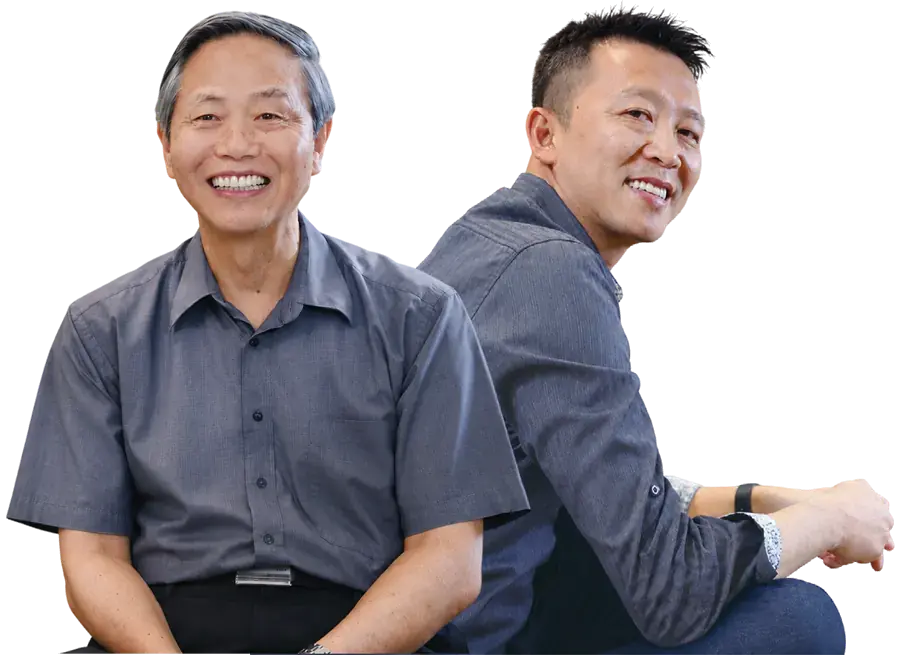 蕭平牧師與蔡志堅牧師