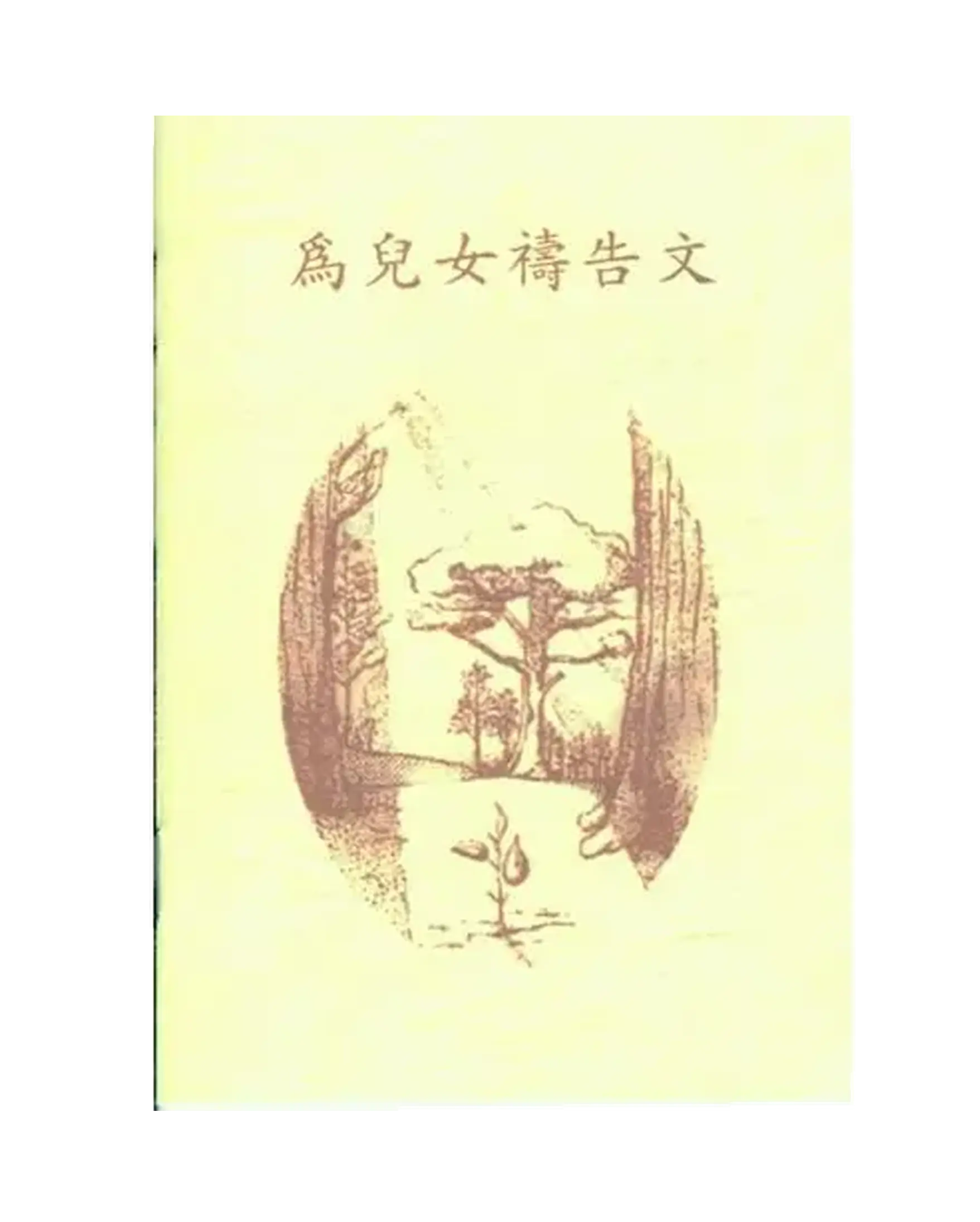 為兒女禱告文小冊 書影