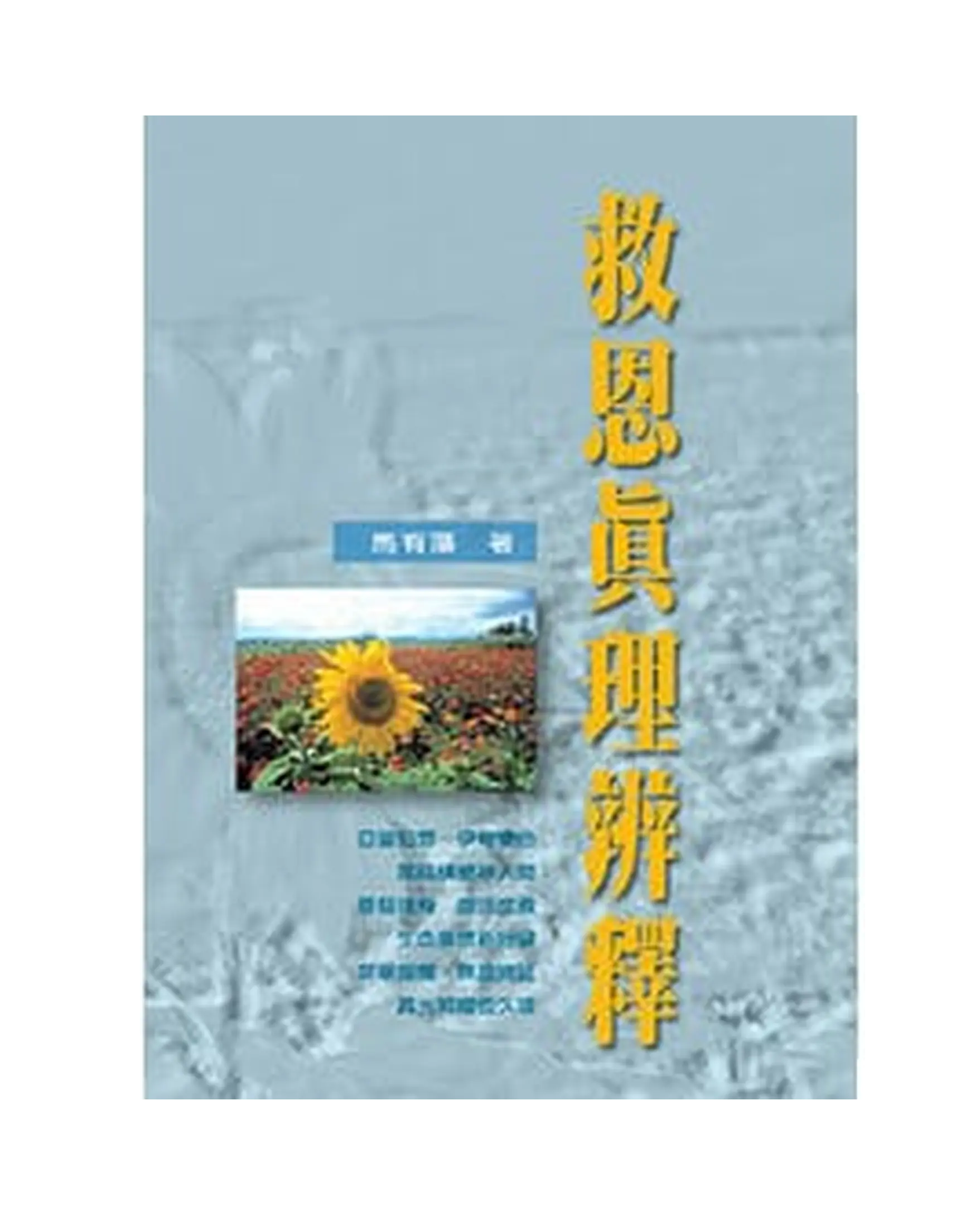 救恩真理辨釋 POD 書影 救恩真理辨釋 POD 書影
