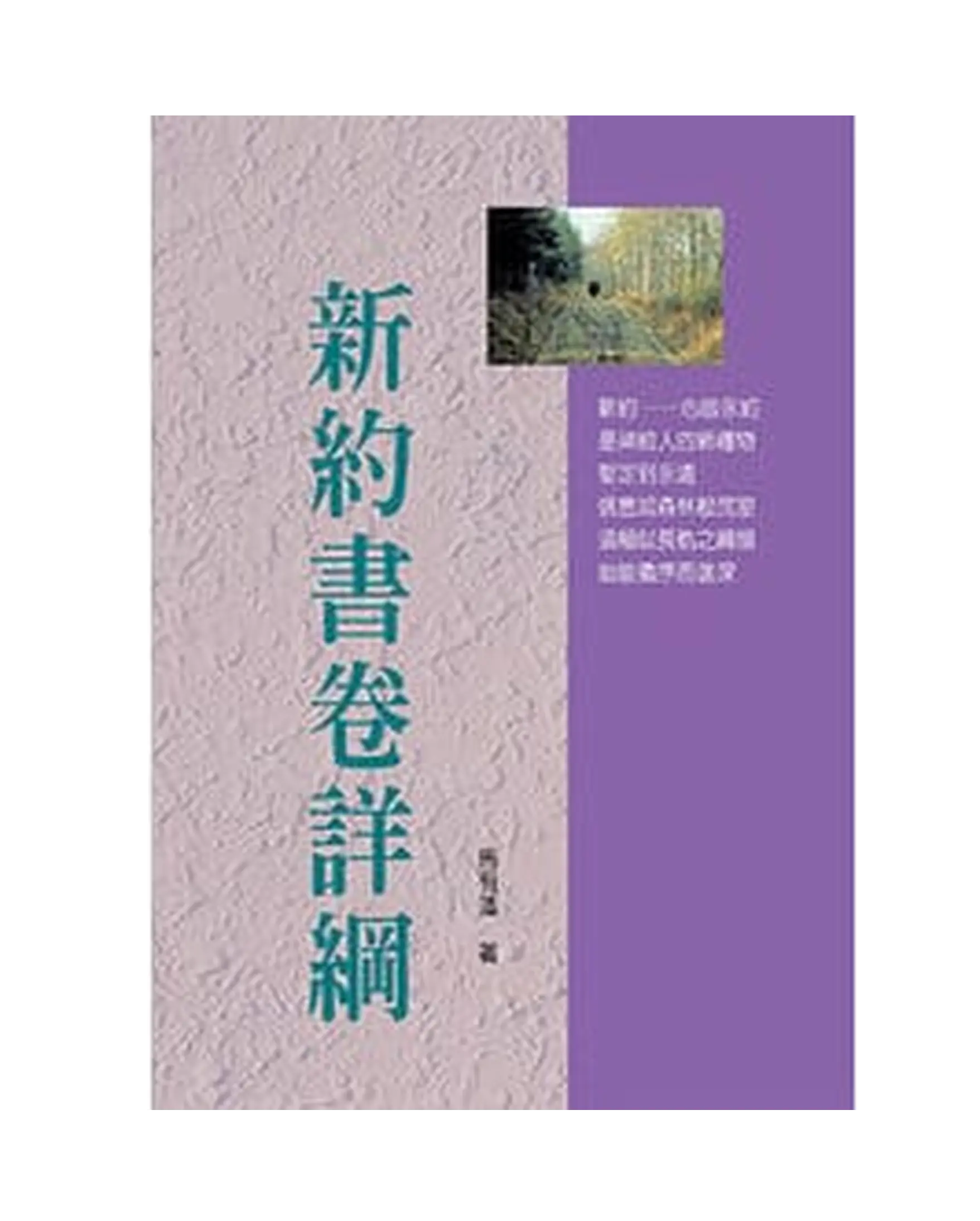 新約書卷詳綱 POD 書影 新約書卷詳綱 POD 書影
