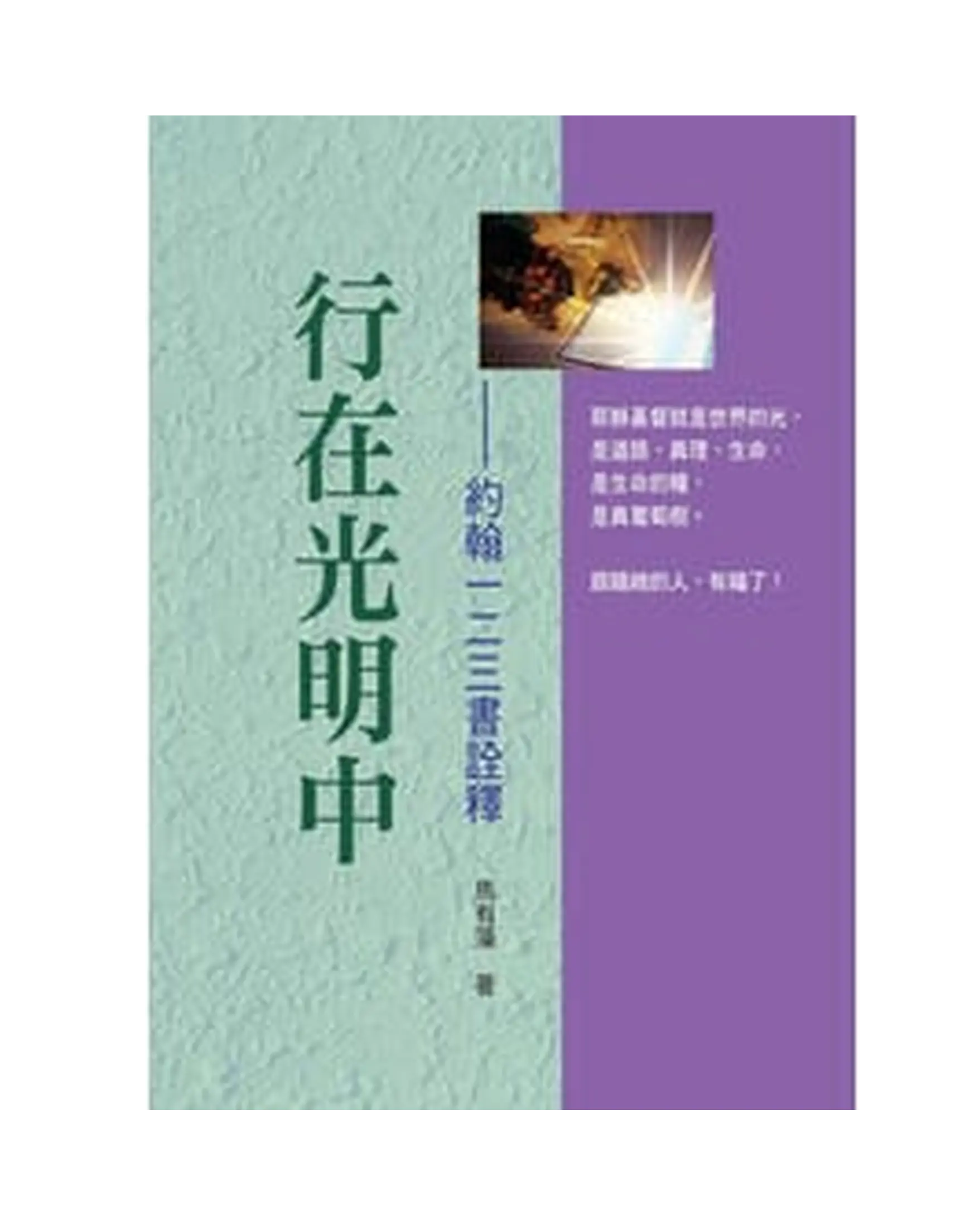 行在光明中 書影 行在光明中 書影